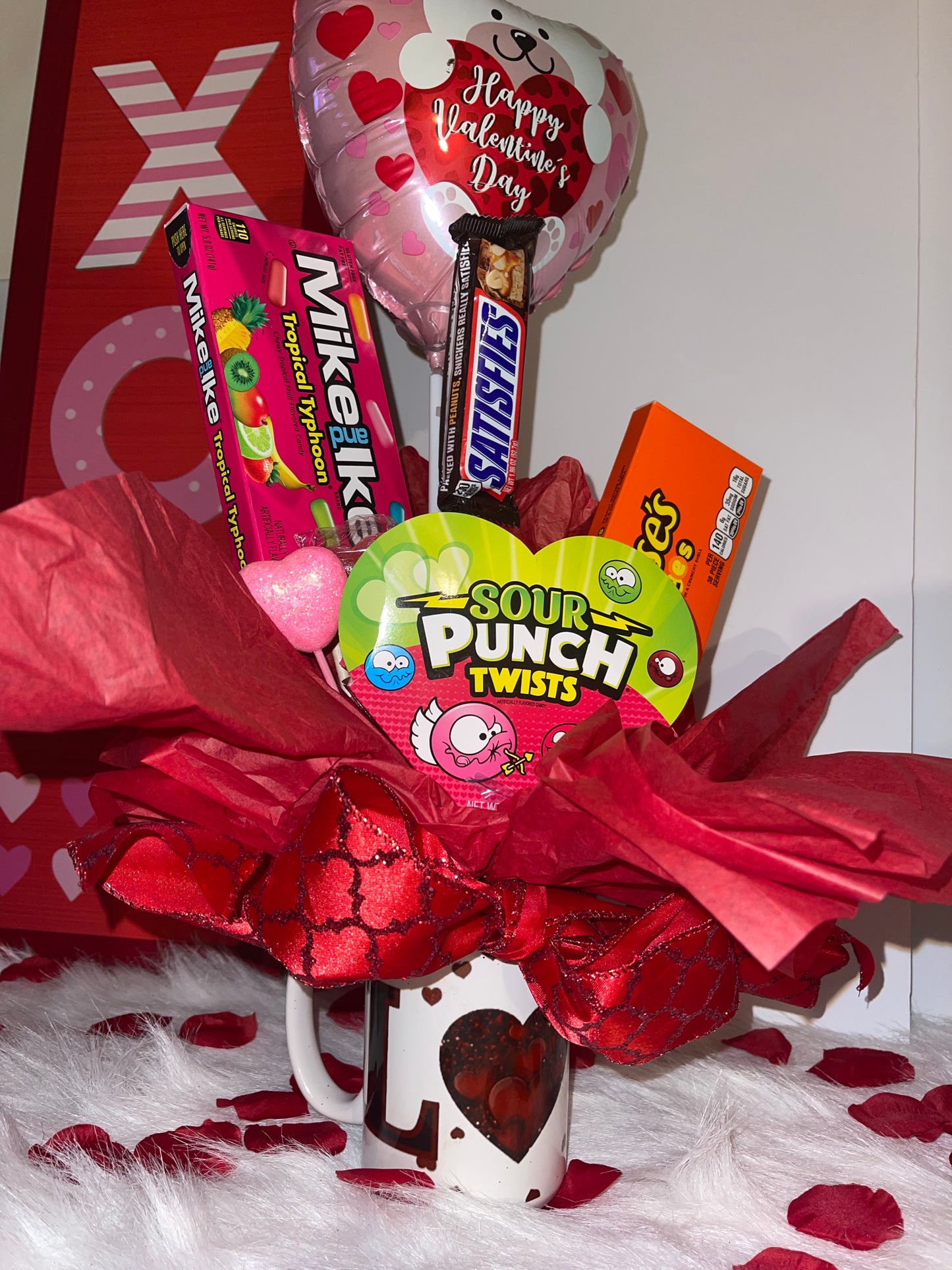 Valentines Coffee Cup Gift Bag